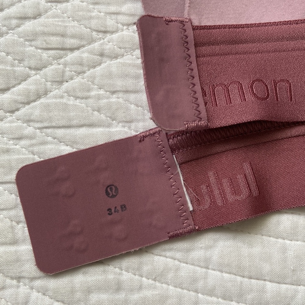 Lululemon Fine Form Bra Rose Blush 34B - Picture 6 of 15